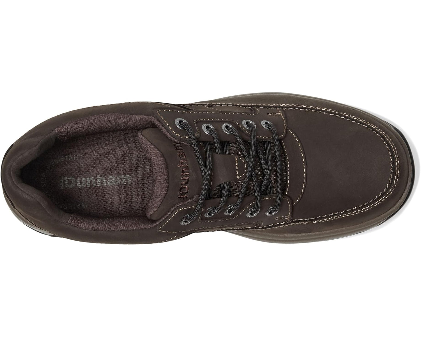 Men's Dunham Midland Oxford Waterproof Brown Nubuck