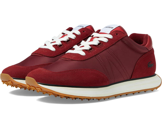 Men's Lacoste L-Spin Sneakers Burgundy/Gum