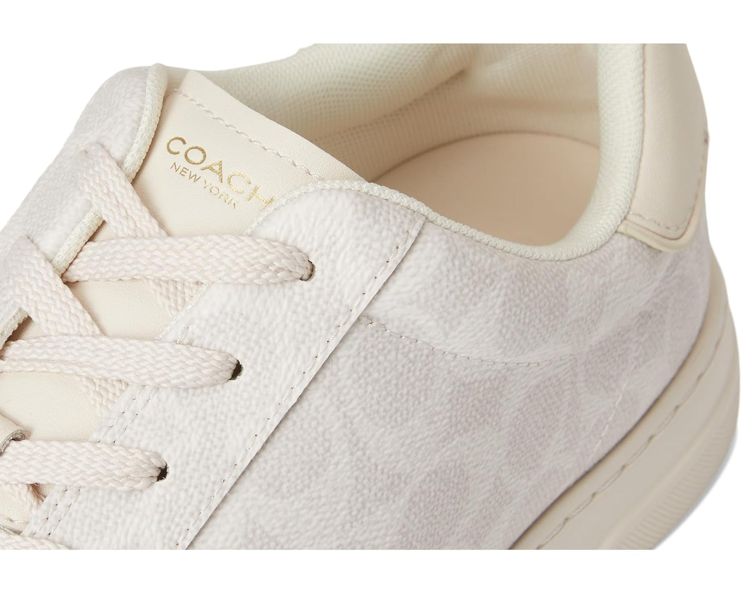 Men's COACH High Line Sneaker In Signature Canvas Off White