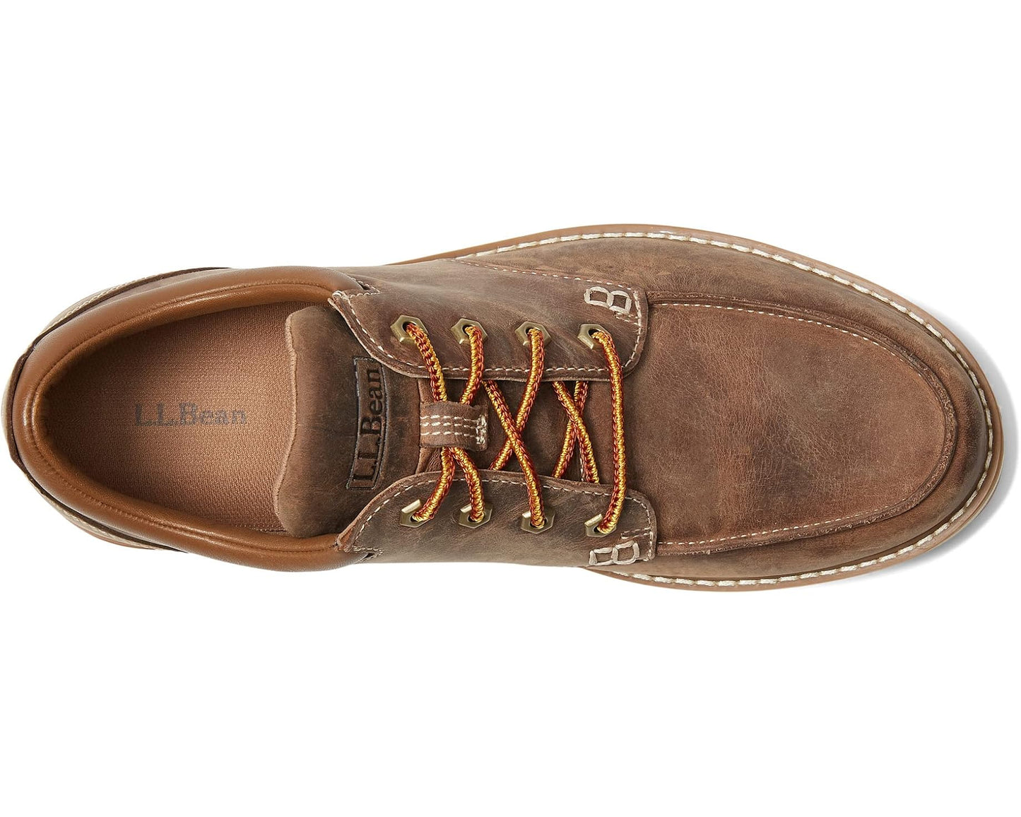Men's L.L.Bean Stonington Shoe Moc Toe Dark Cocoa