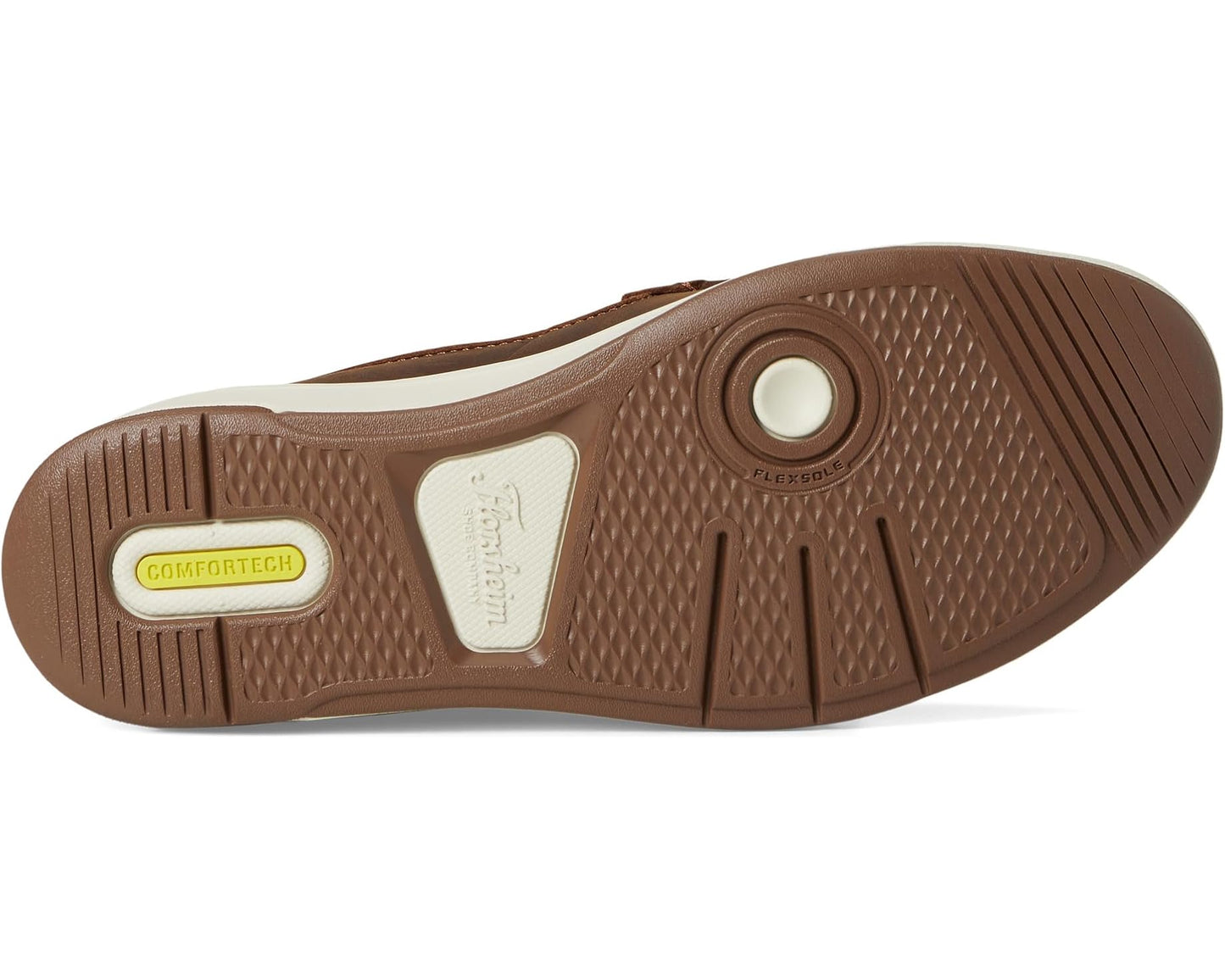 Men's Florsheim Crossover Moc Toe Slip-On Brown Pull Up