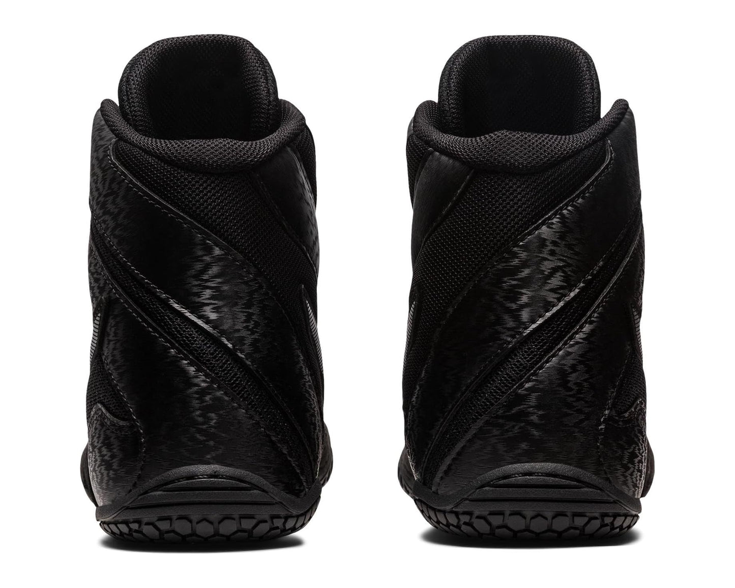 Men's ASICS Matcontrol 3 Wrestling Shoe Black/Pure Silver