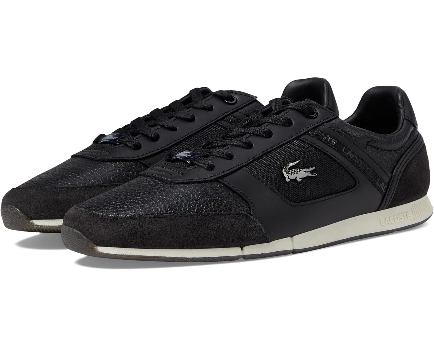Men's Lacoste Menerva Sport Sneakers Black/White