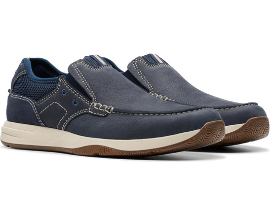 Men's Clarks Sailview Step Navy Nubuck