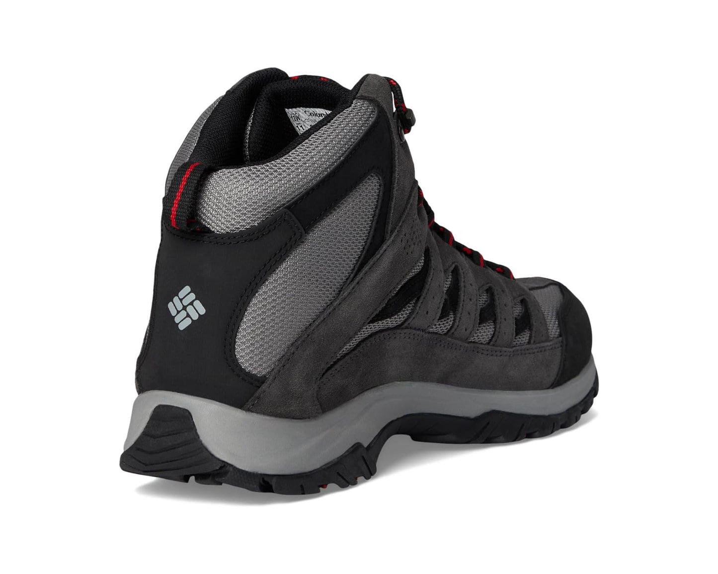 Men's Columbia Crestwood Mid Waterproof Dark Grey/Mountain Red