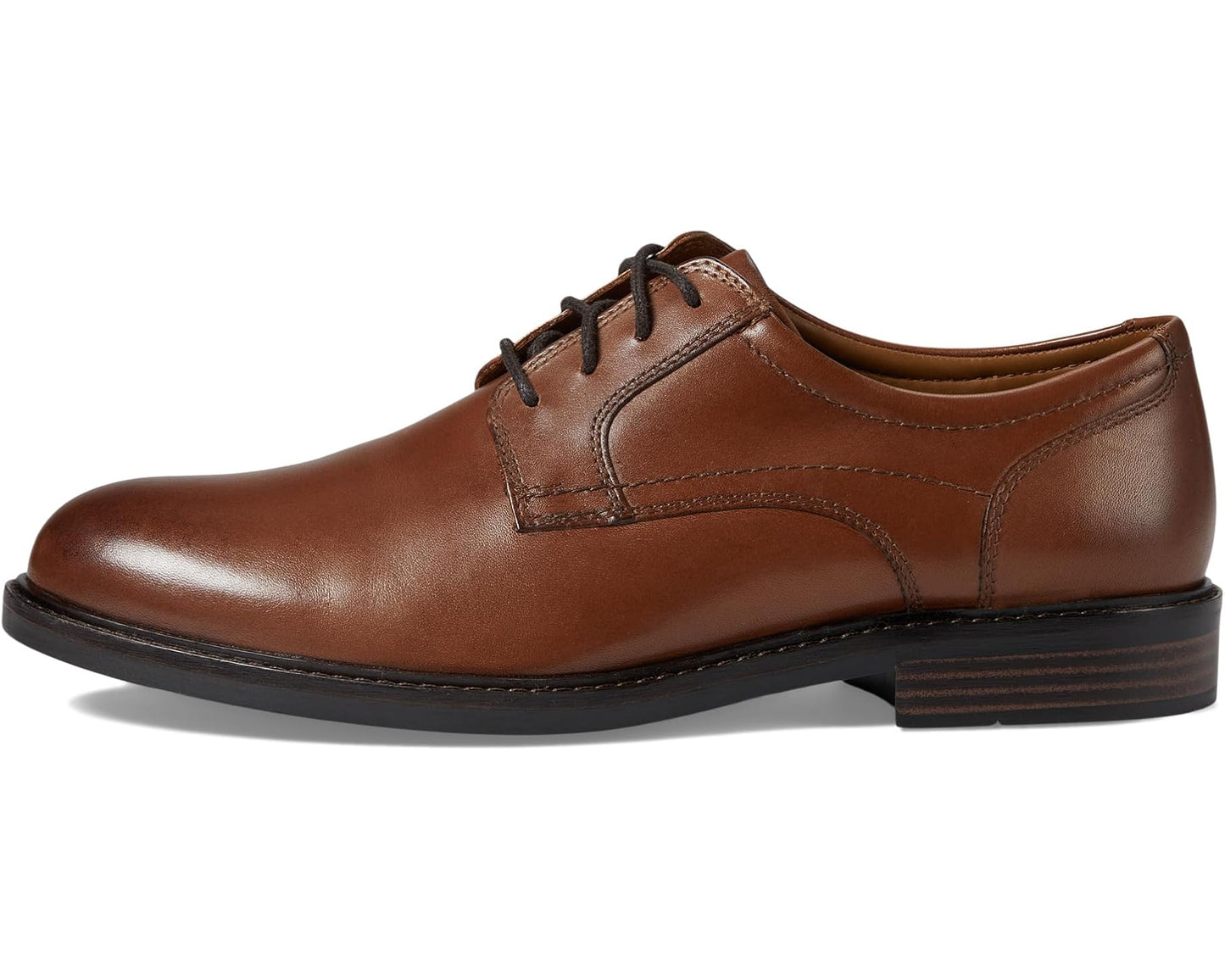 Men's Johnston & Murphy Mason Plain Toe Tan Full Grain