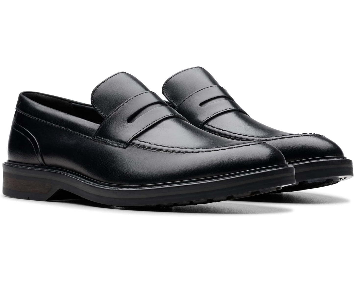 Men's Clarks Aldwin Step Black Leather