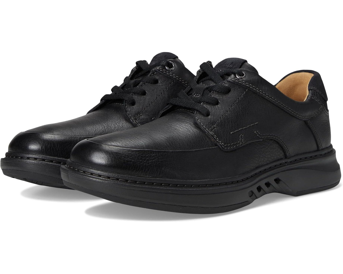 Men's Clarks Un Briley Lace Black Leather