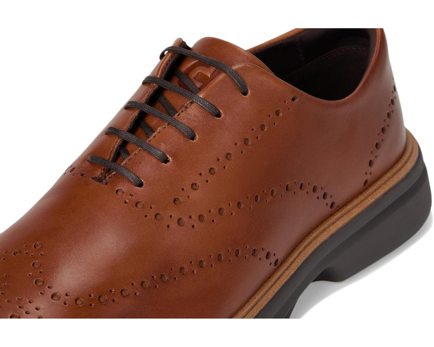 Men's Cole Haan Originalgrand Cityspectre Wingtip Oxfords British Tan/Natural/Java