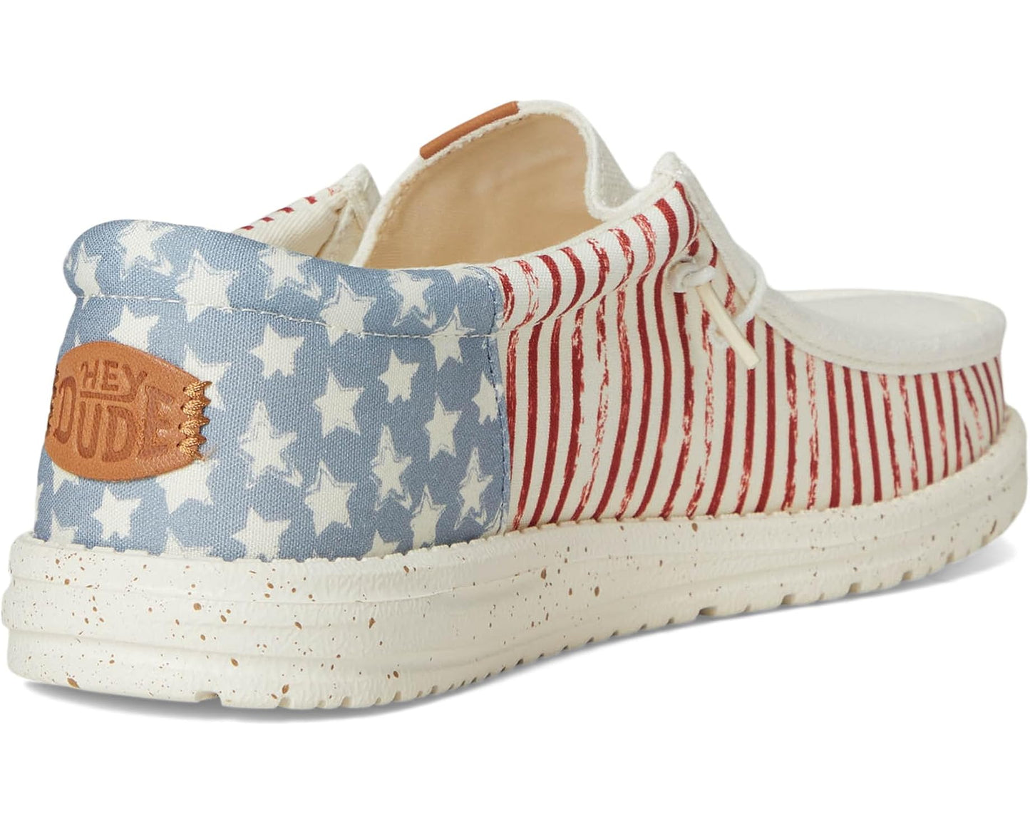 Men's Hey Dude Wally Funk Americana Stars American Flag