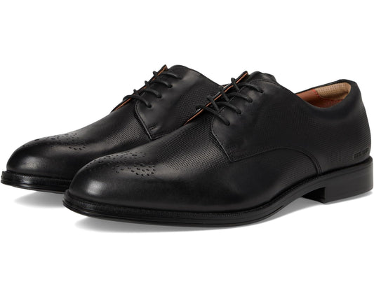 Men's Johnston & Murphy Xc Copley Wingtip Black Waterproof Embossed Full Grain