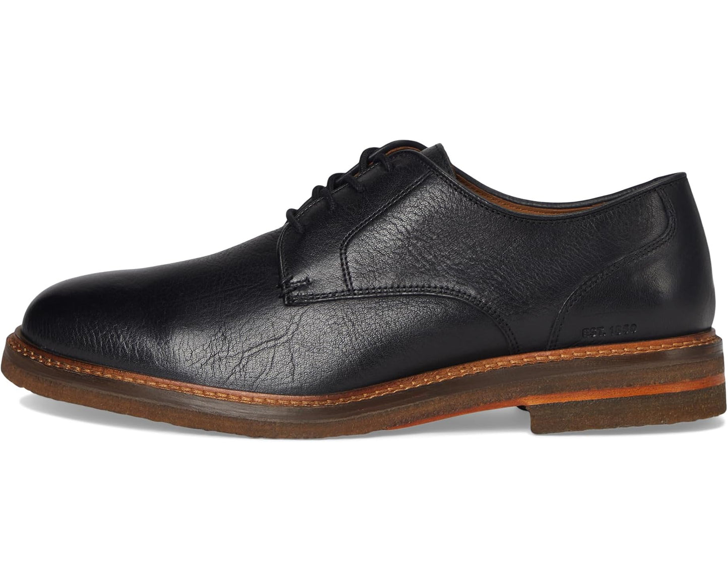 Men's Johnston & Murphy Calder Plain Toe Black Full Grain