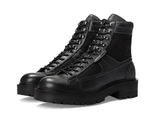 Men's AllSaints Hank Combat Boots Black
