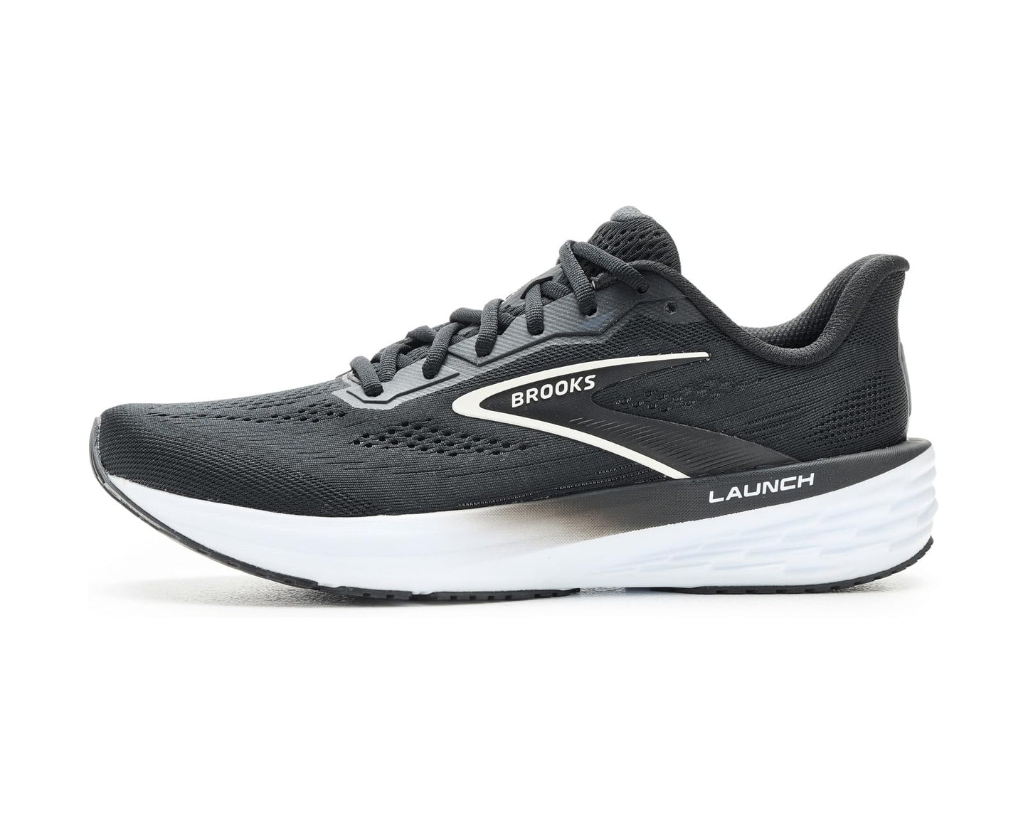 Men's Brooks Launch 12 Black/Grey/White