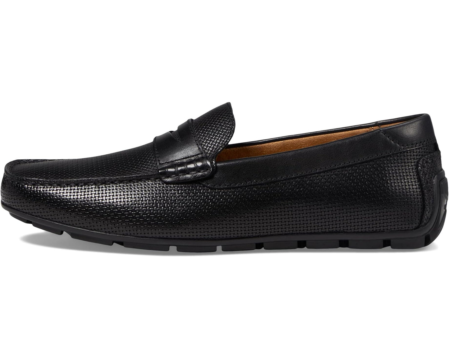 Men's Florsheim Motor Moc Toe Penny Driver Black