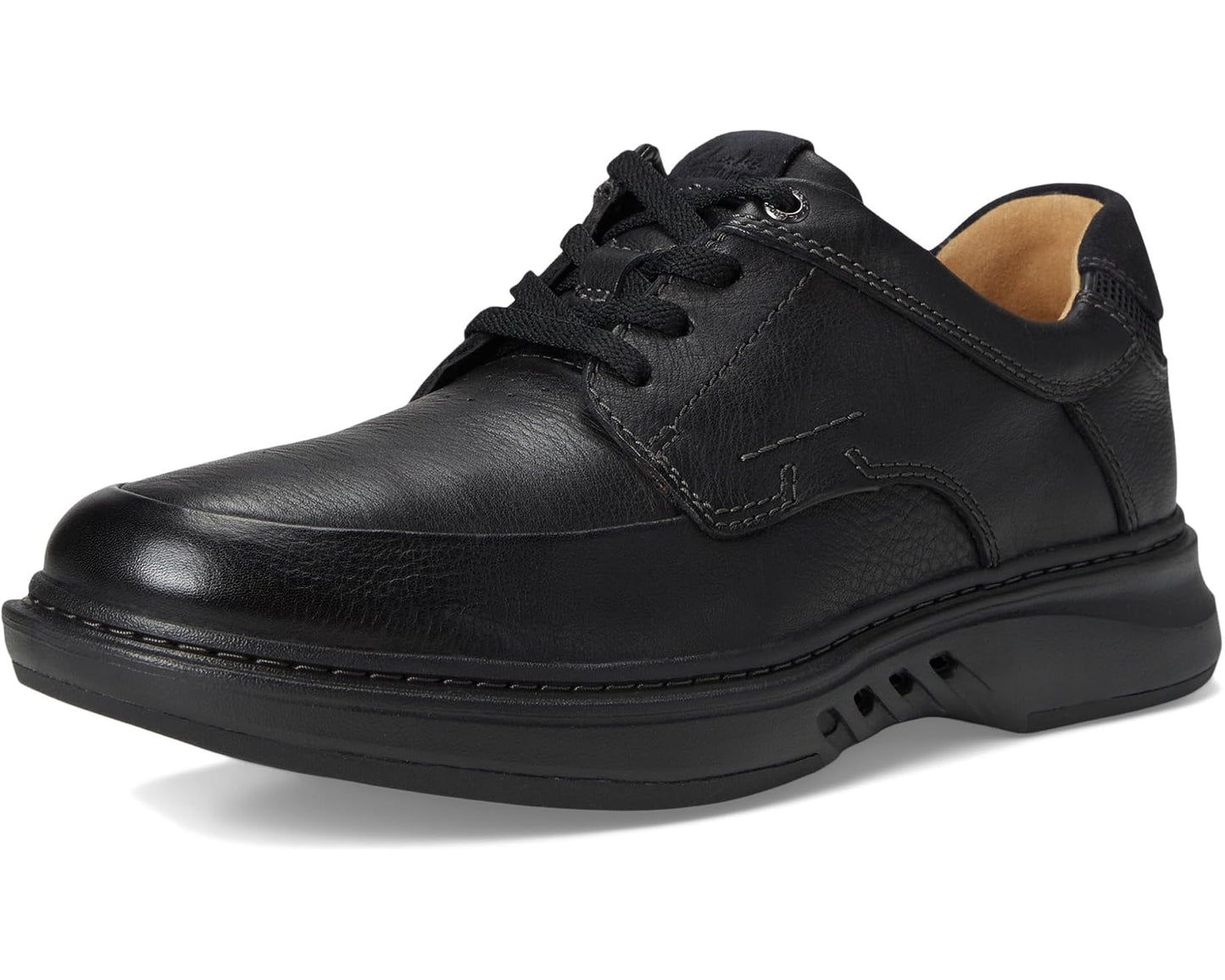 Men's Clarks Un Briley Lace Black Leather