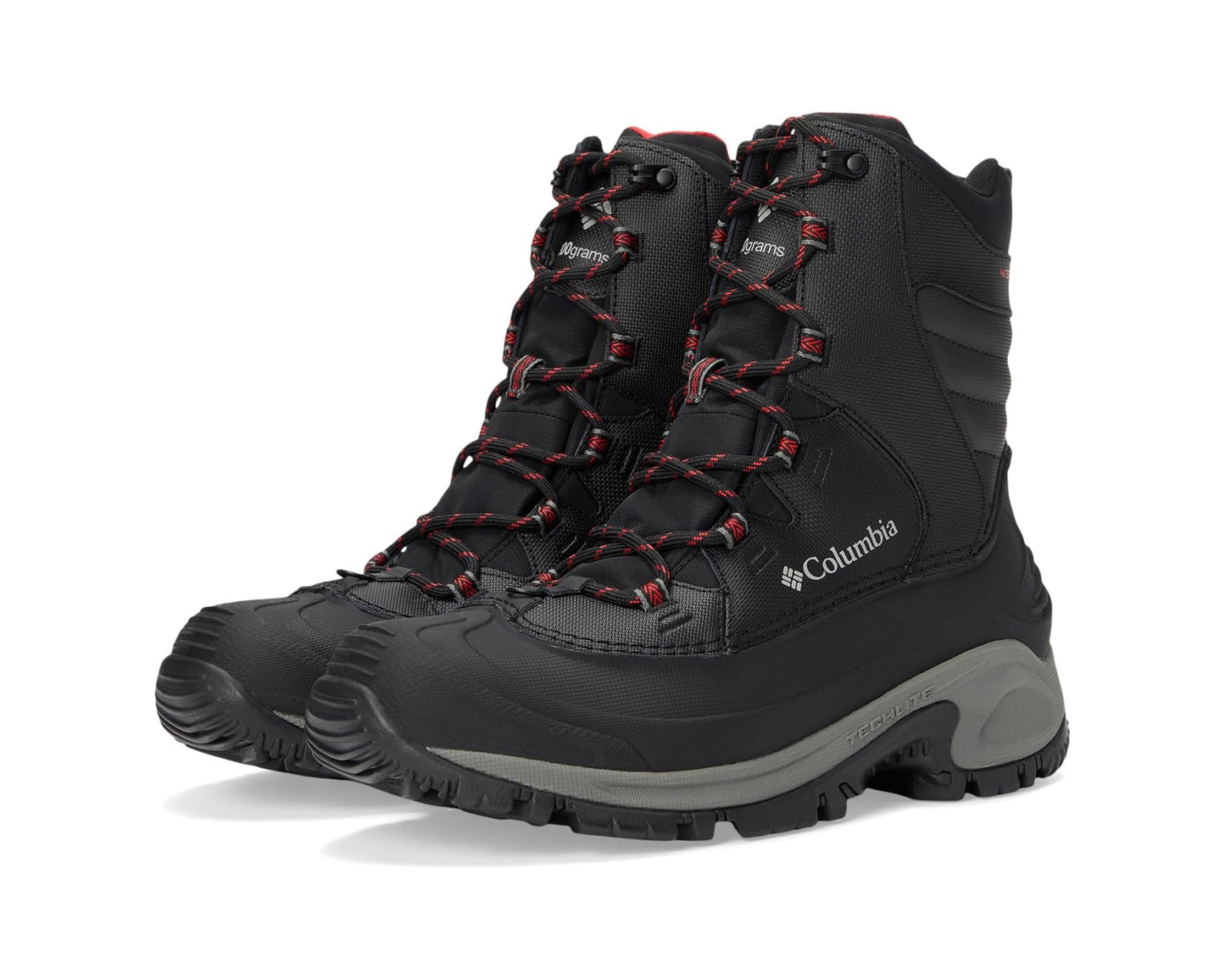 Men's Columbia Bugaboot III Black/Bright Red 1