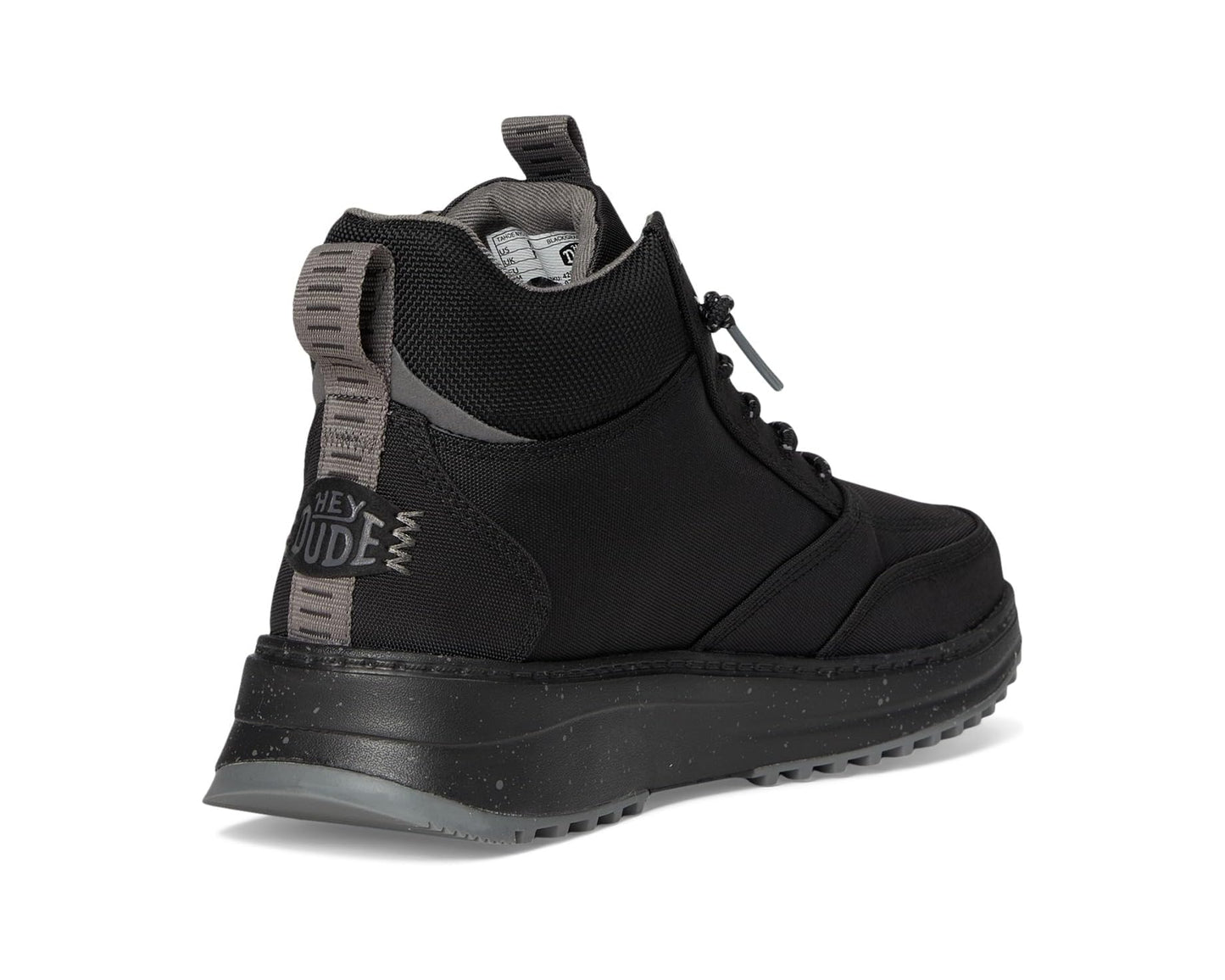 Men's Hey Dude Tahoe Nylon Black/Granite Grey
