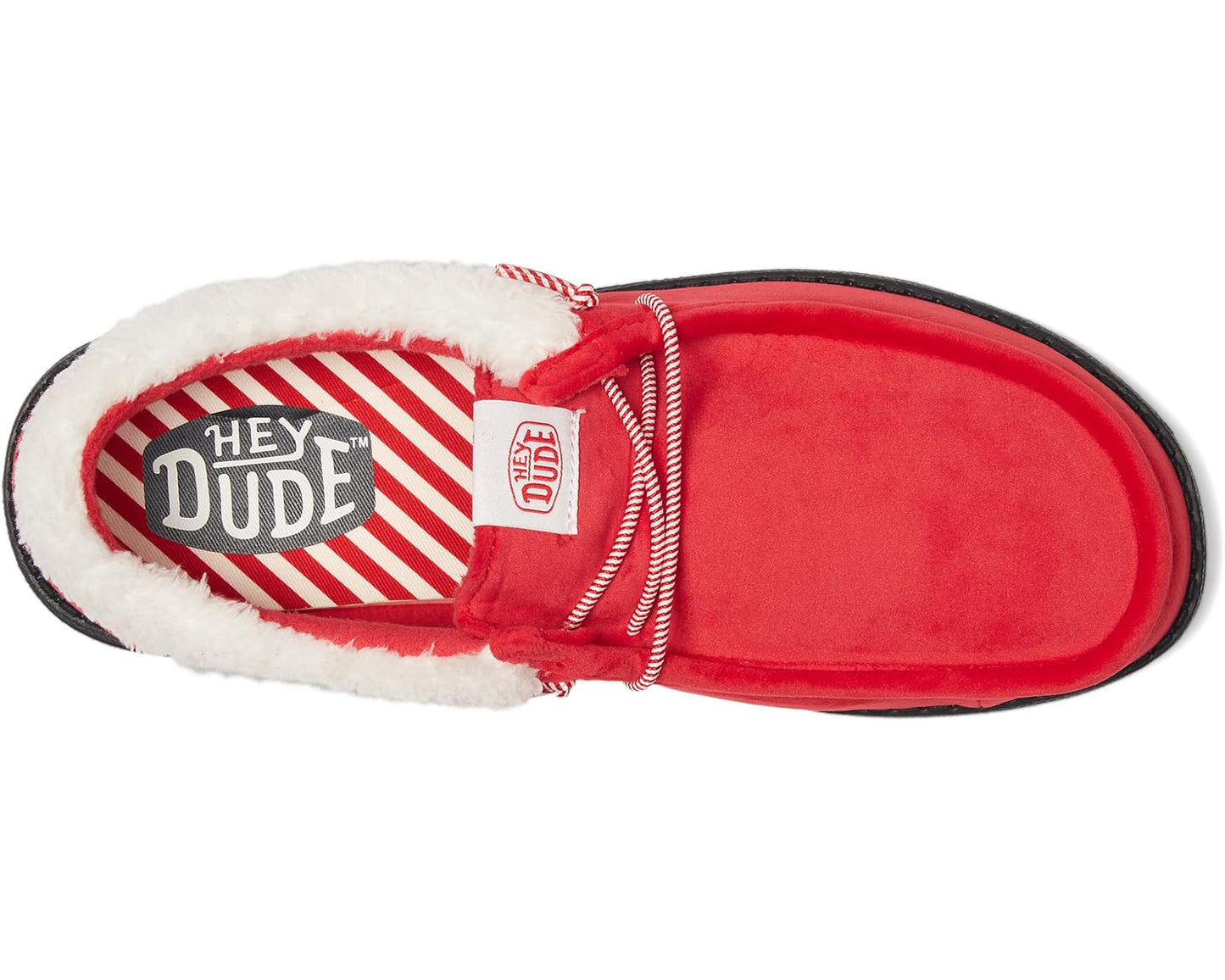 Men's Hey Dude Wally Santa Claus Red