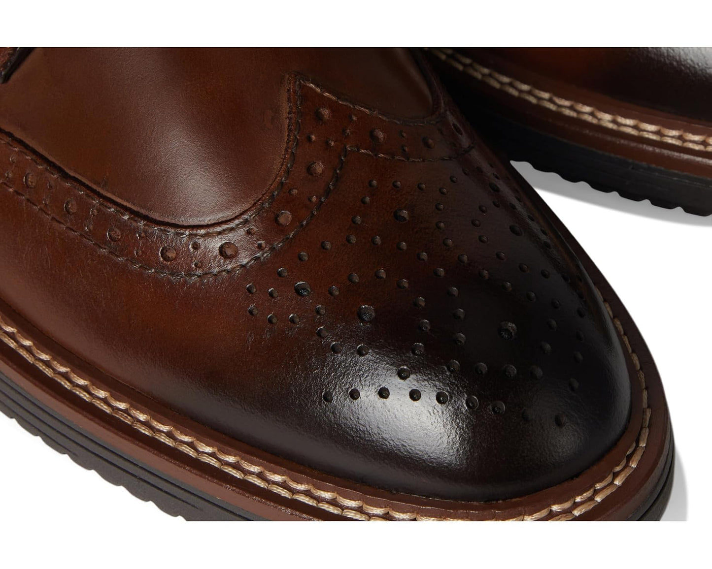 Men's Johnston & Murphy Upton Wingtip Tan Full Grain