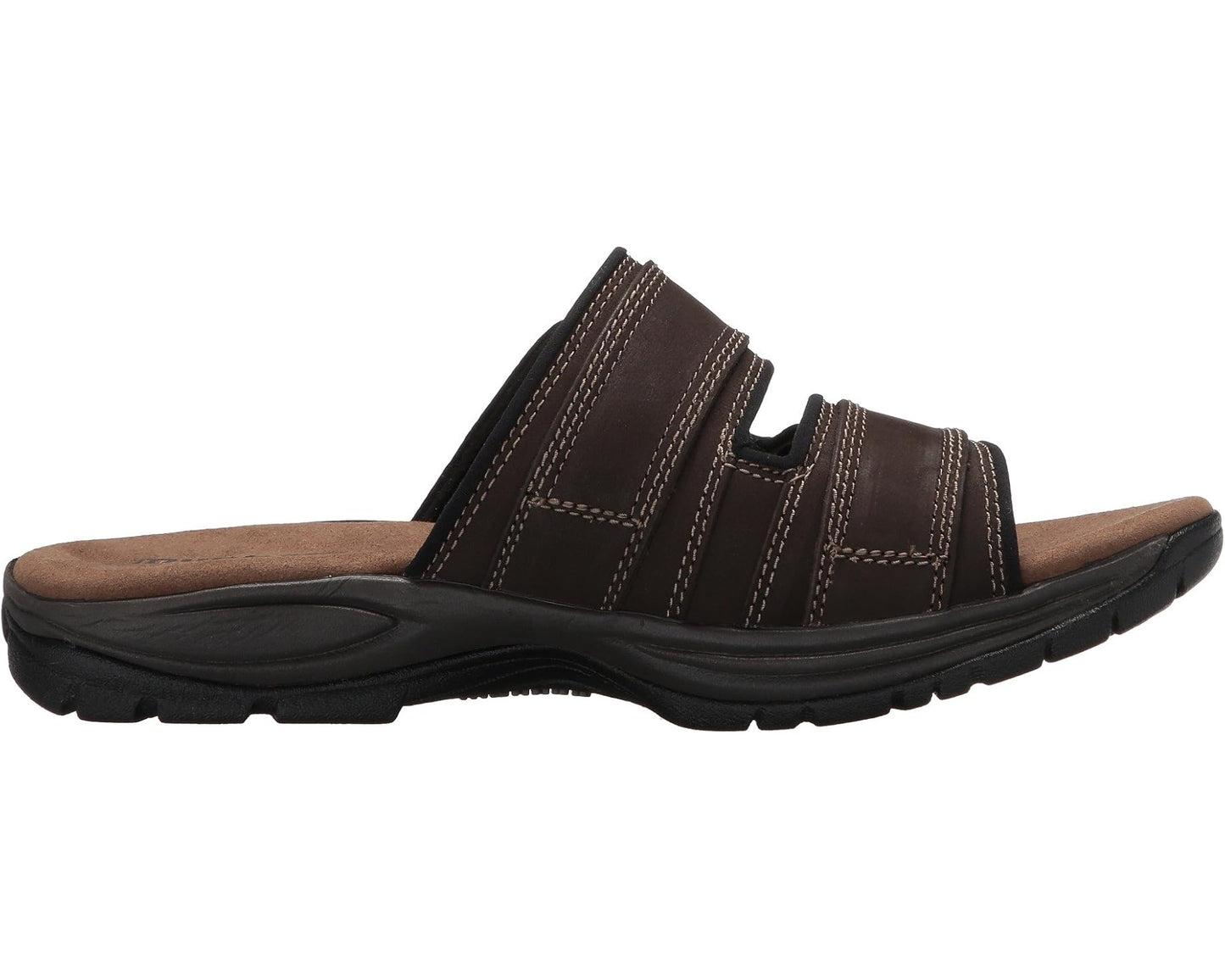 Men's Dunham Newport Slide Dark Brown