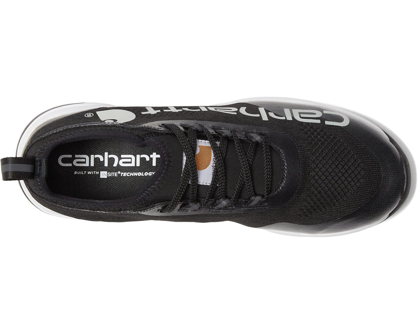 Men's Carhartt Force 3 SD Soft Toe Work Shoe Black Textile/White