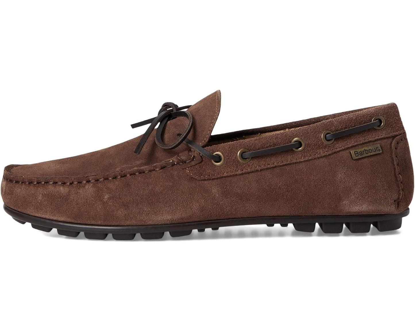 Men's Barbour Courage Driving Shoes Choco Suede