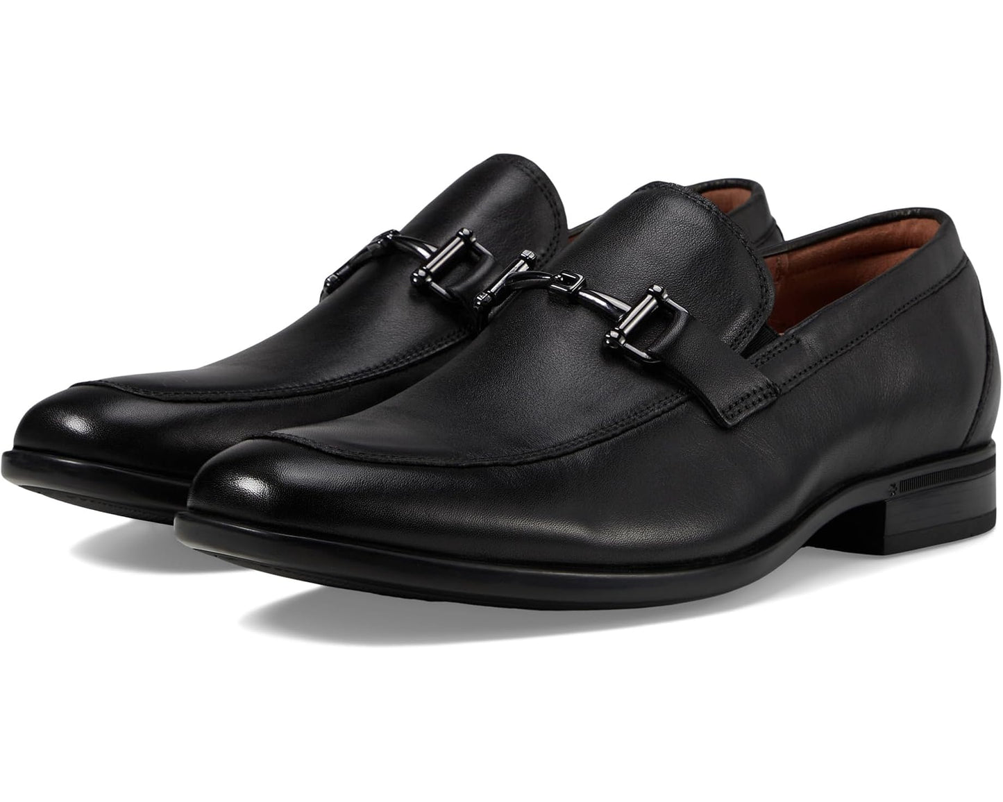 Men's Florsheim Zaffiro Moc Toe Bit Loafers Black