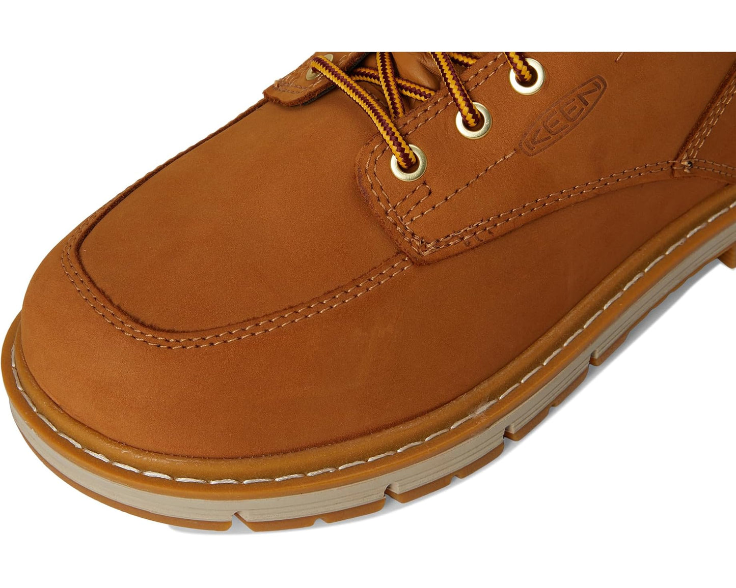 Men's KEEN Utility San Jose 6 Soft Toe Waterproof 90 Degree Heel Bistre/Gum