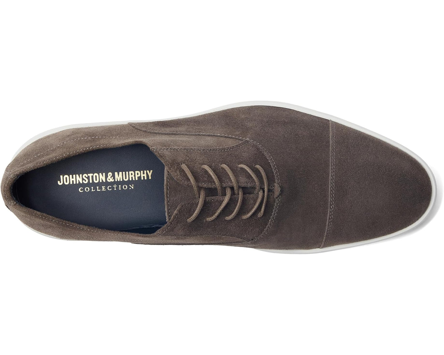 Men's Johnston & Murphy Collection Bolivar Cap Toe Gray Italian Suede
