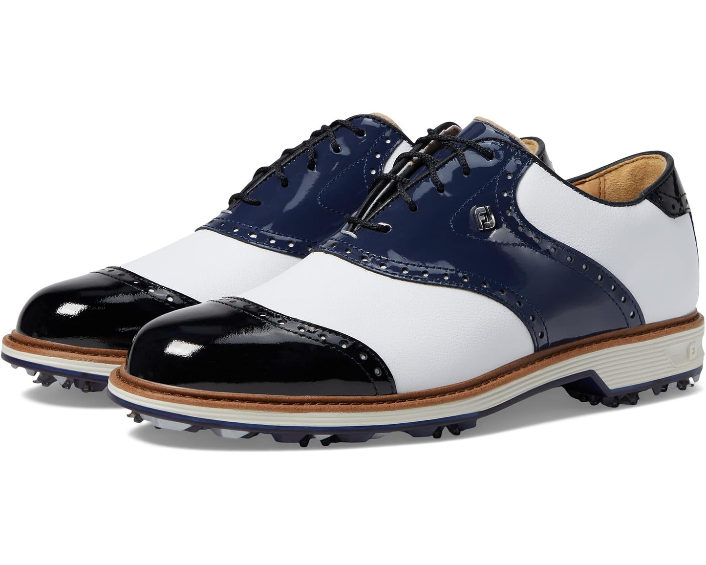 Men's FootJoy Premiere Series - Wilcox Golf Shoes- Previous Season White/Navy/Black
