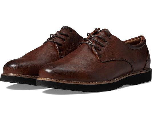Men's Deer Stags Walkmaster Plain Toe Oxford Brown