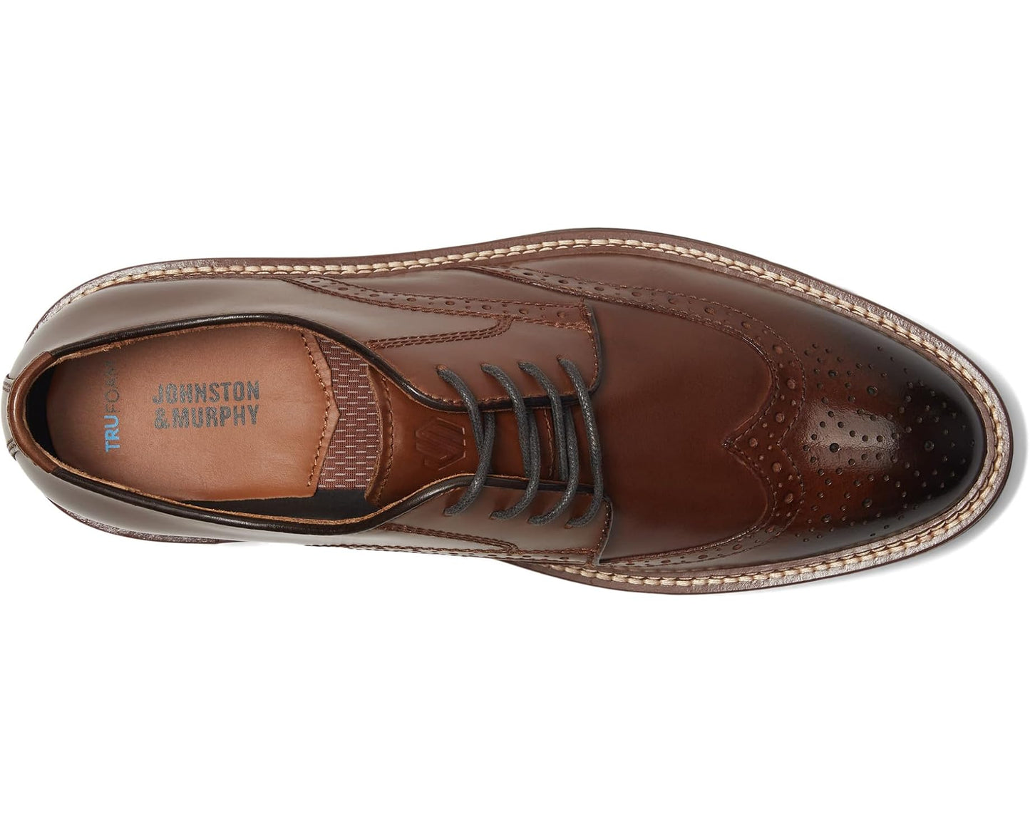 Men's Johnston & Murphy Upton Wingtip Tan Full Grain