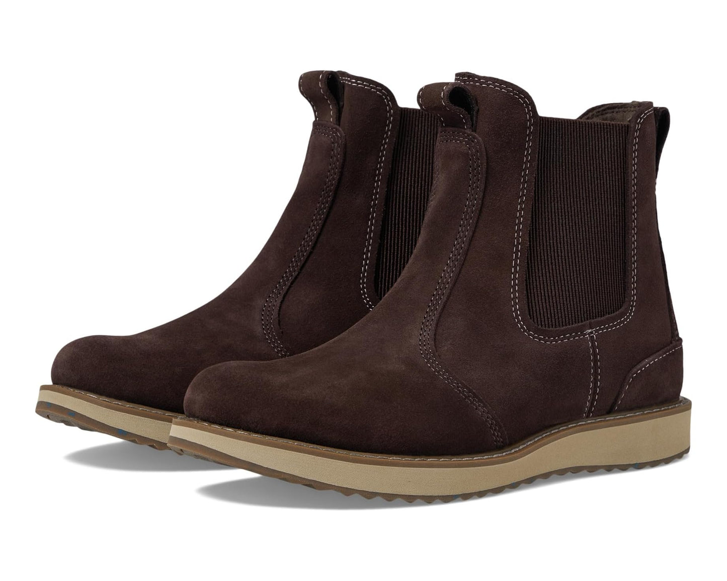 Men's L.L.Bean Stonington Chelsea Boot Suede Deepest Brown