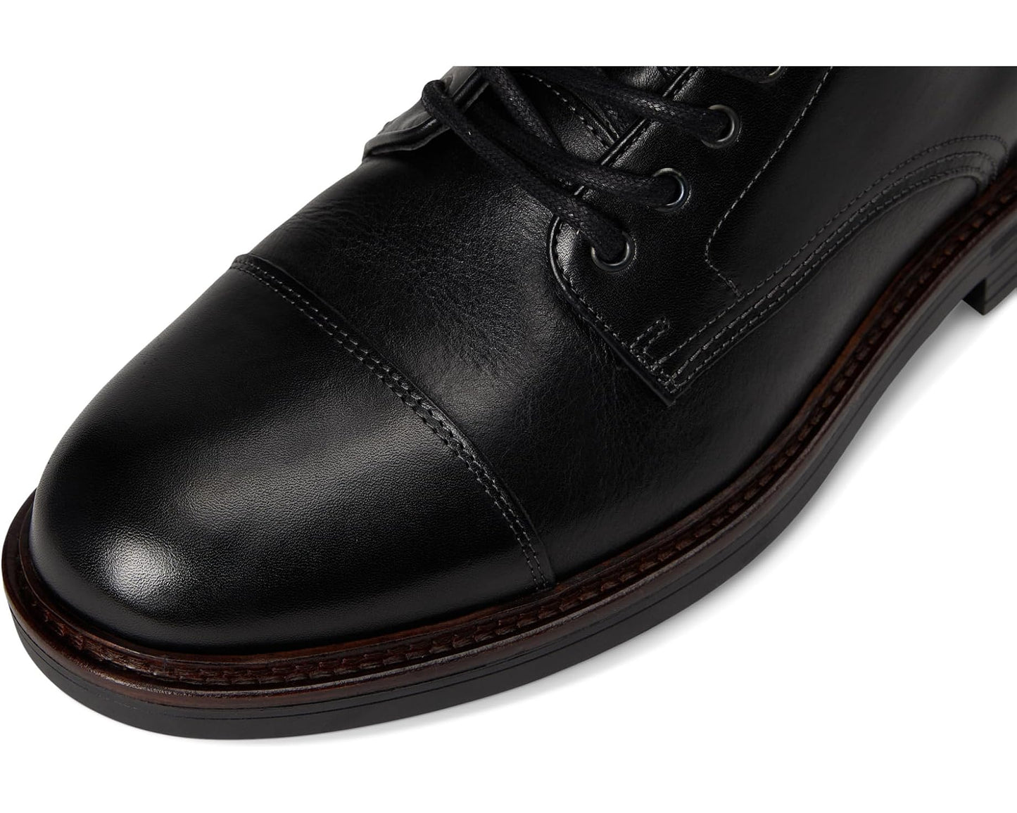 Men's Johnston & Murphy Collection Latham Cap Toe Boots Black European Calfskin
