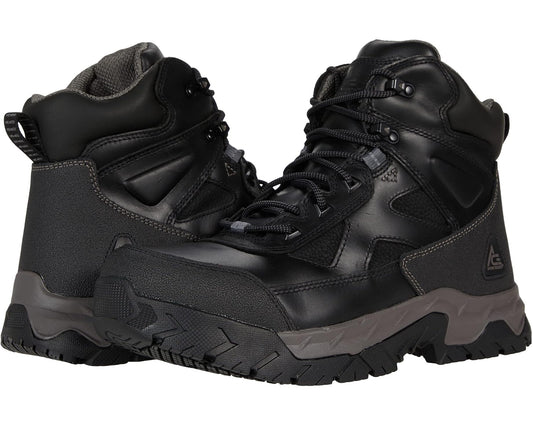 Men's ACE Work Boots Glacier Steel Toe Black