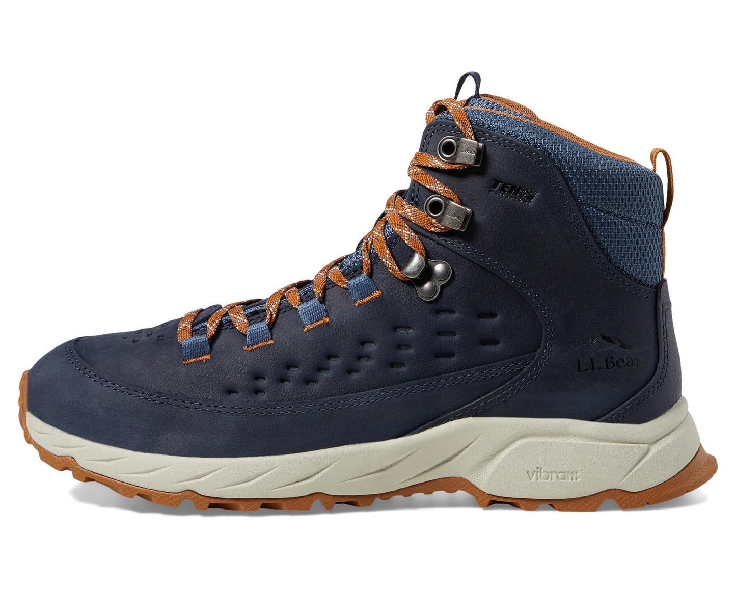 Men's L.L.Bean Trailfinder Waterproof Hiker Mid Carbon Navy
