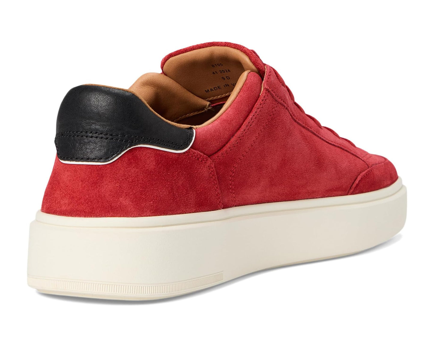 Men's Allen Edmonds Oliver-2 Court Inspired Shoes True Red Leather