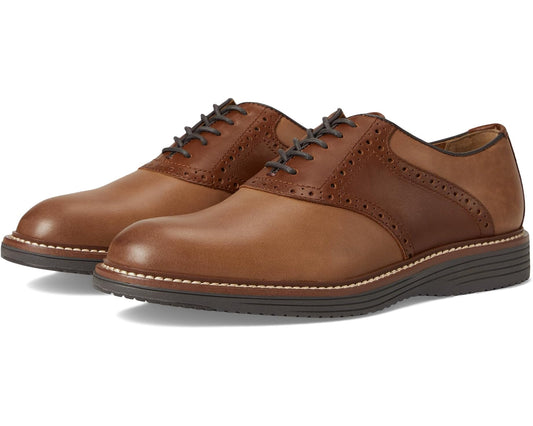 Men's Johnston & Murphy Upton Saddle Tan Oiled/Tan Full Grain