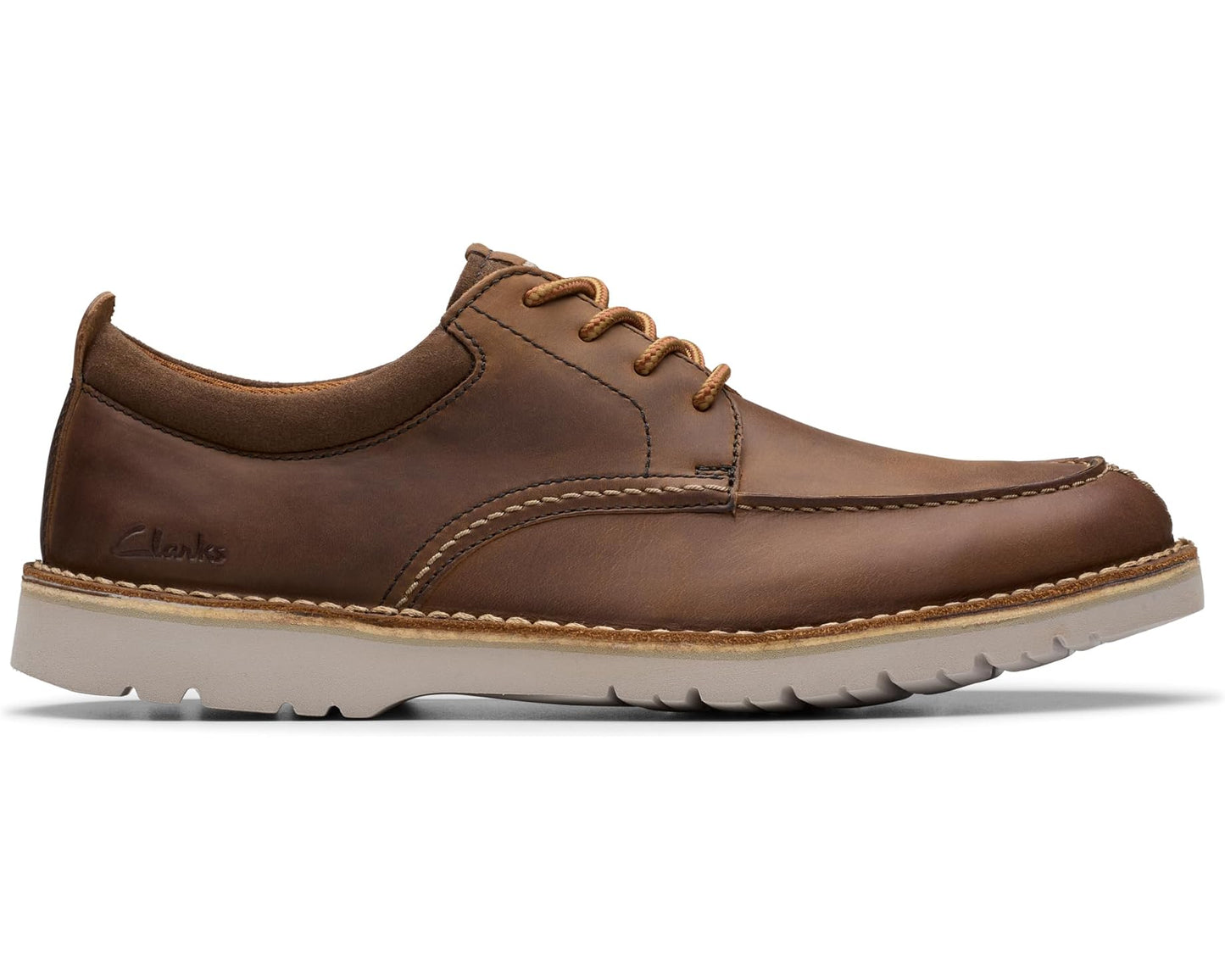 Men's Clarks Eastridge Moc Beeswax Leather