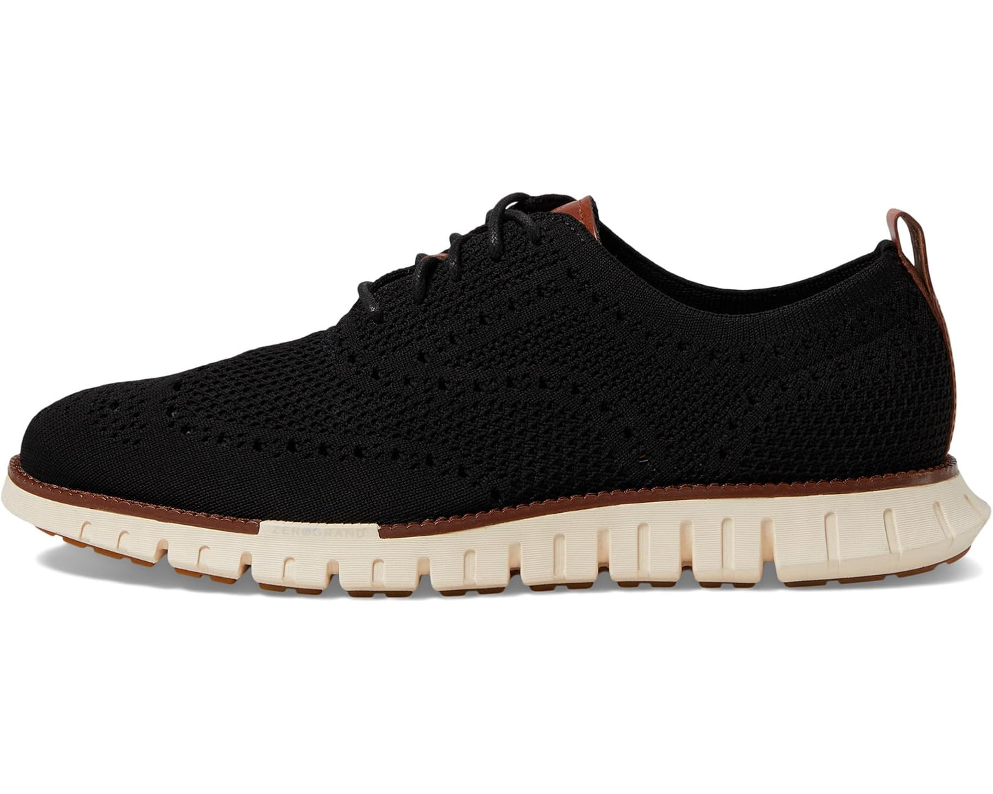 Men's Cole Haan Zerogrand Remastered Stitchlite Wingtip Black/Ivory