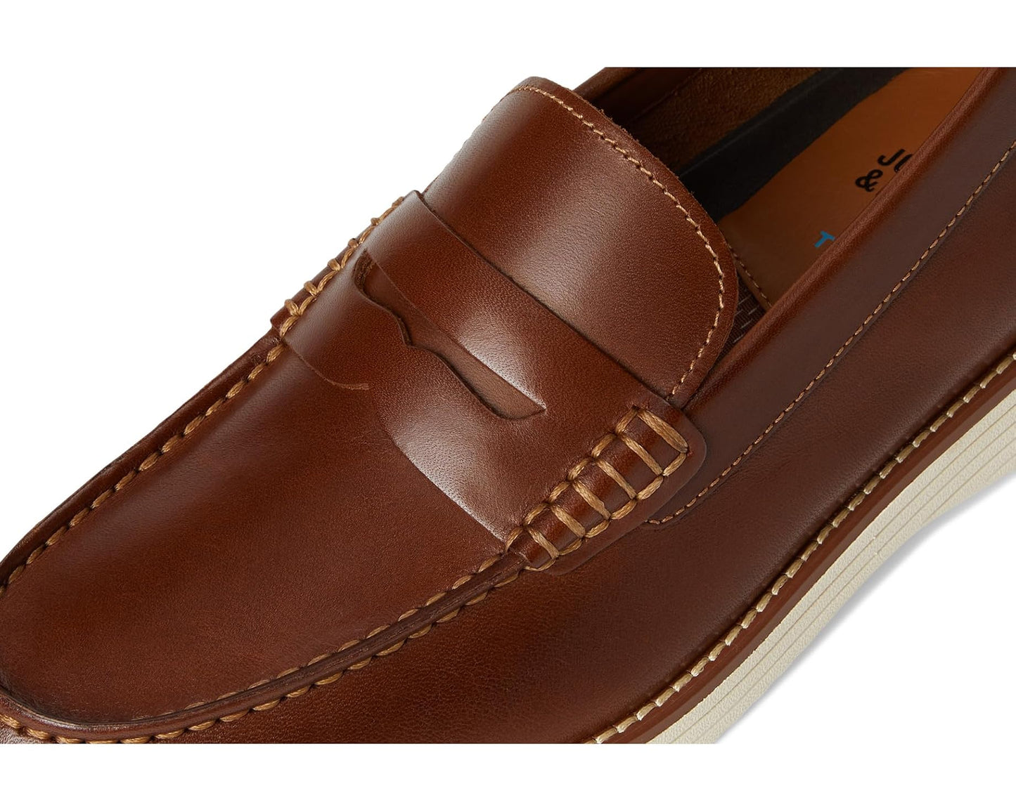Men's Johnston & Murphy Upton Penny Tan Full Grain