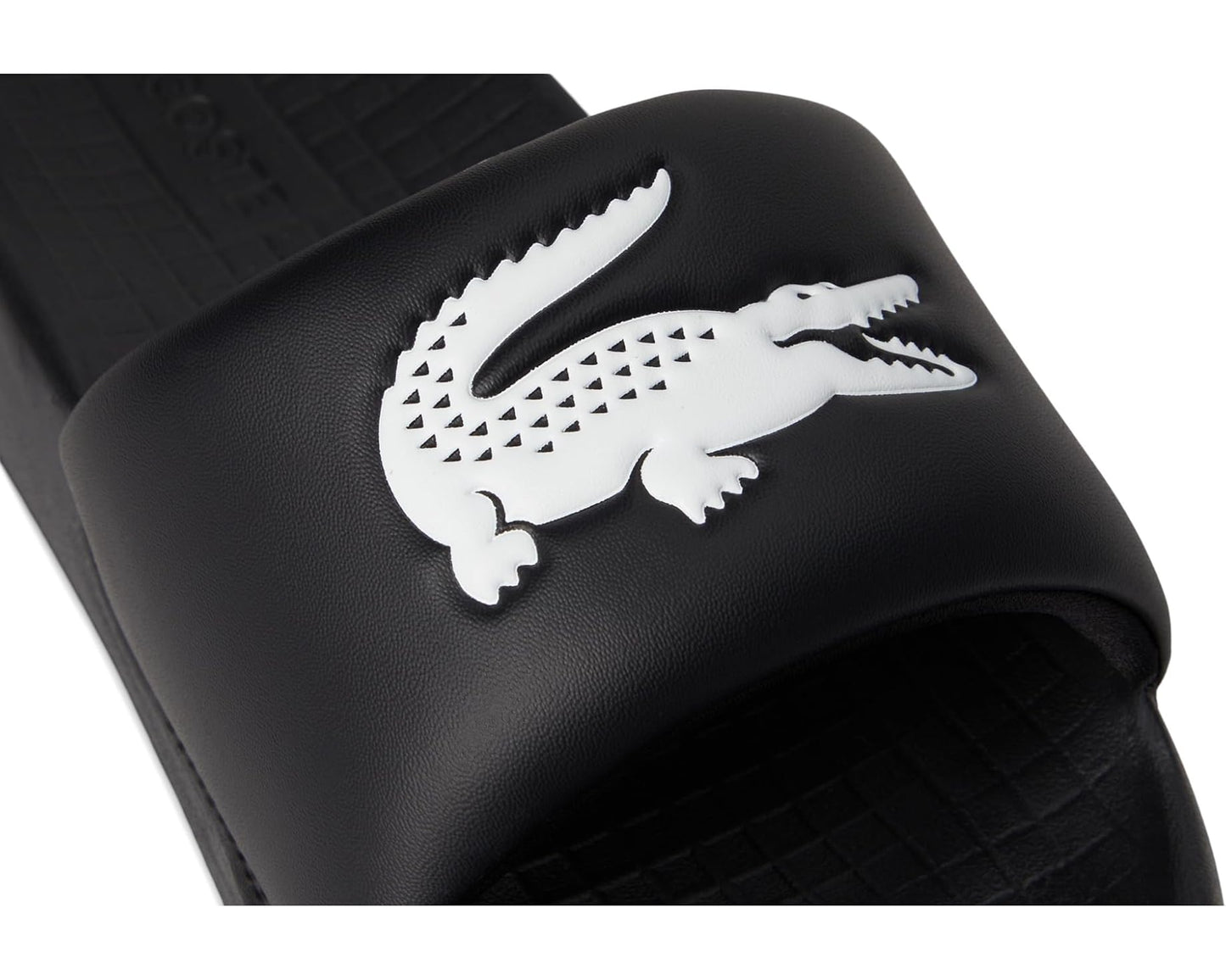 Men's Lacoste Serve Slide 1.0 Black/White Croc