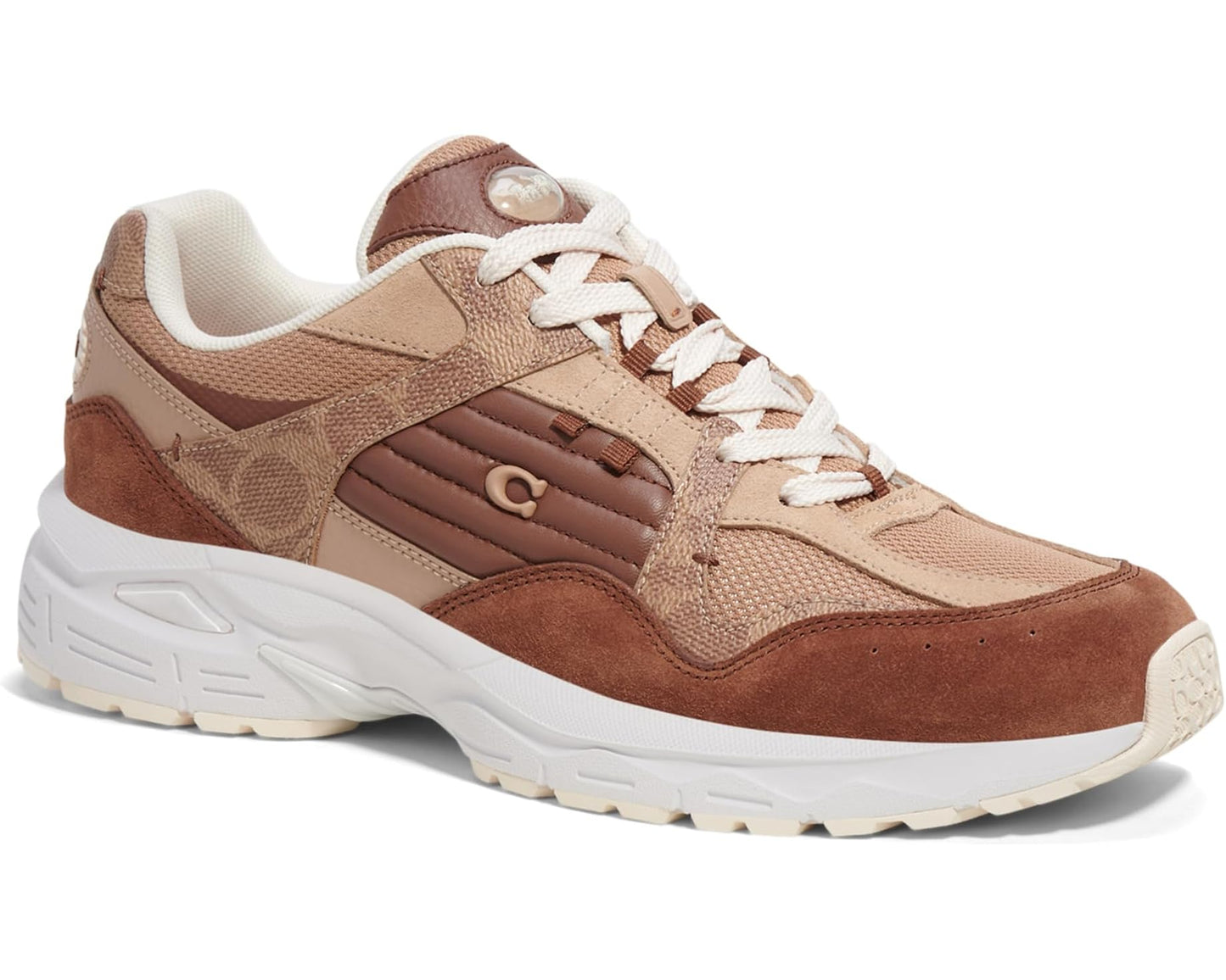 Men's COACH C301 Signature Taupe/Saddle
