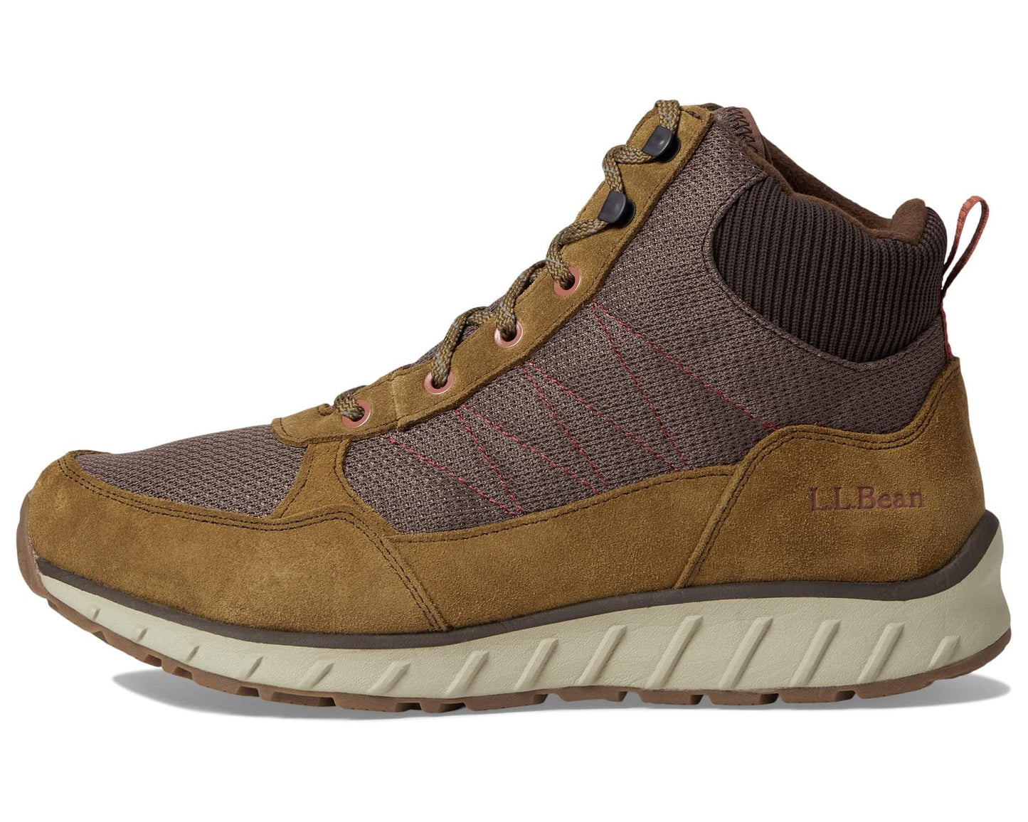 Men's L.L.Bean Snow Sneakers 5 Boots Mid Waterproof Insulated Lace-Up Dark Cocoa/Dark Earth