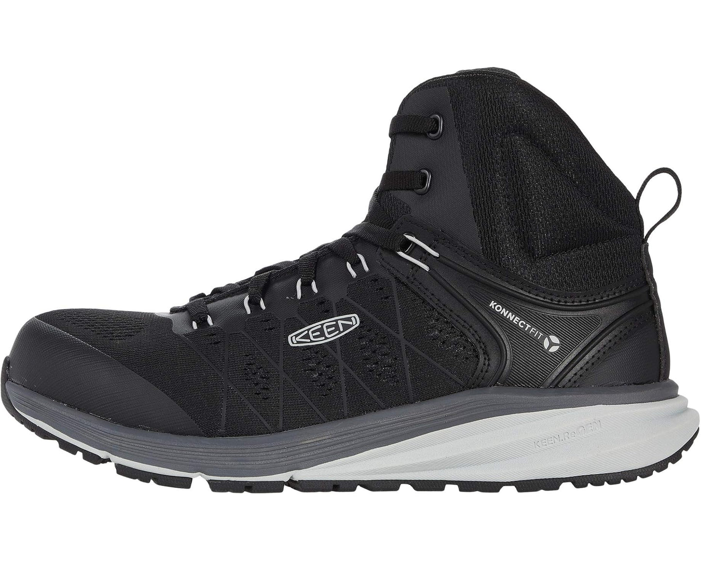 Men's KEEN Utility Vista Energy Mid (Comp Toe) Vapor/Black