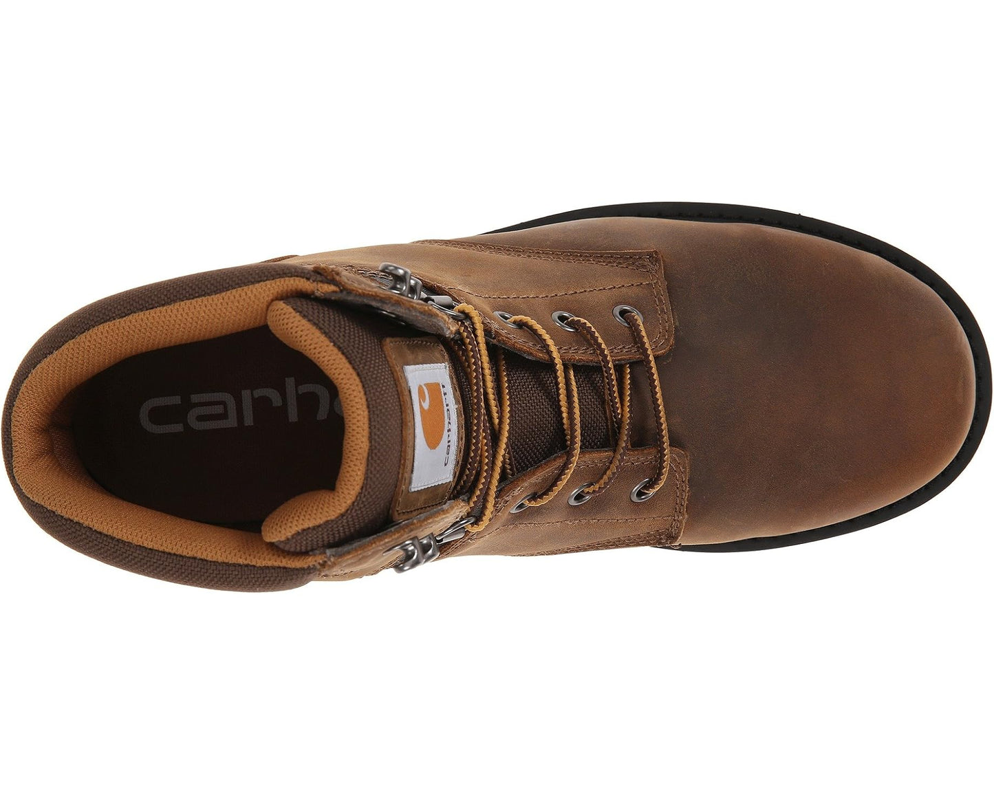 Men's Carhartt Traditional Welt 6 Work Boots Crazy Horse Brown Leather
