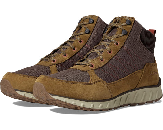 Men's L.L.Bean Snow Sneakers 5 Boots Mid Waterproof Insulated Lace-Up Dark Cocoa/Dark Earth