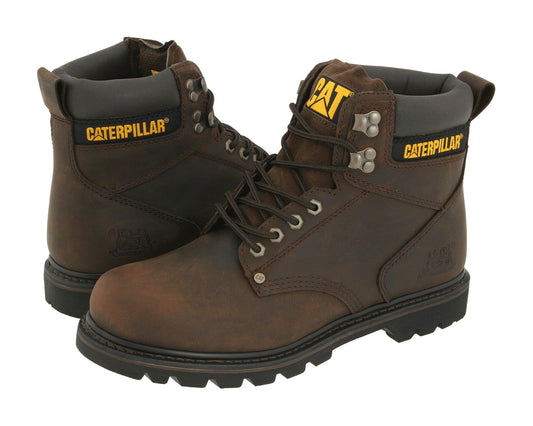 Men's Caterpillar 2nd Shift Dark Brown Leather