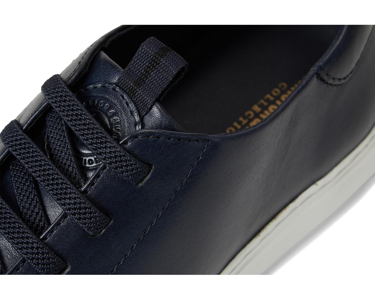 Men's Johnston & Murphy Collection Anson Lace-To-Toe Navy Hand-Stained Calfskin